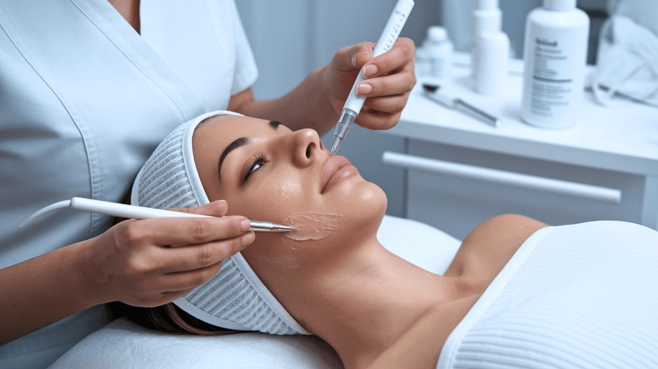 vitalize peel treatment session