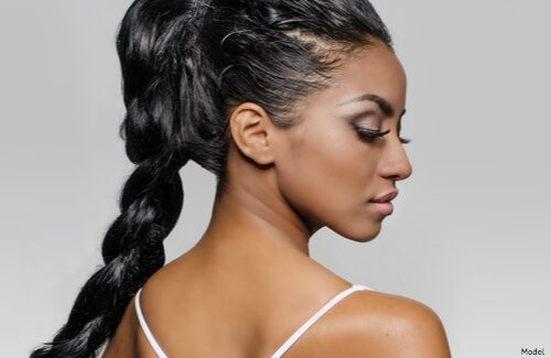 woman with great skin