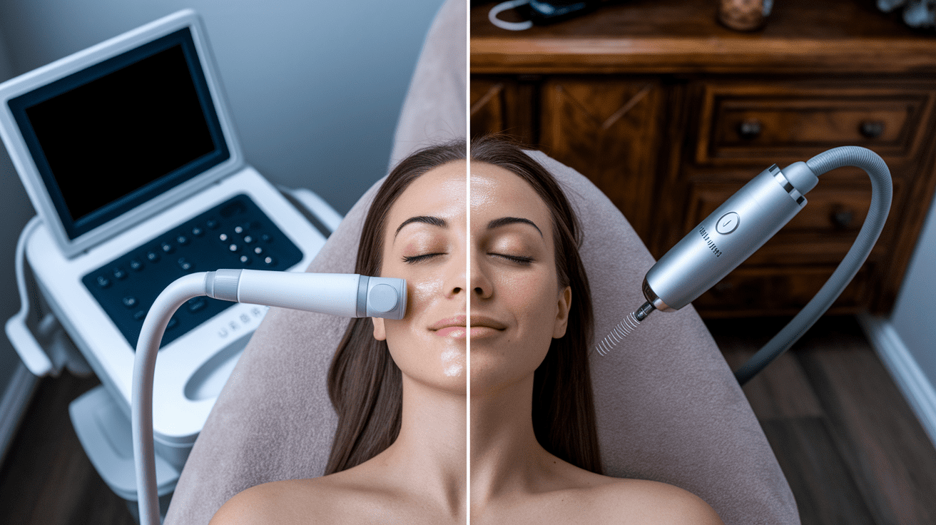 ultherapy vs rf microneedling tulsa