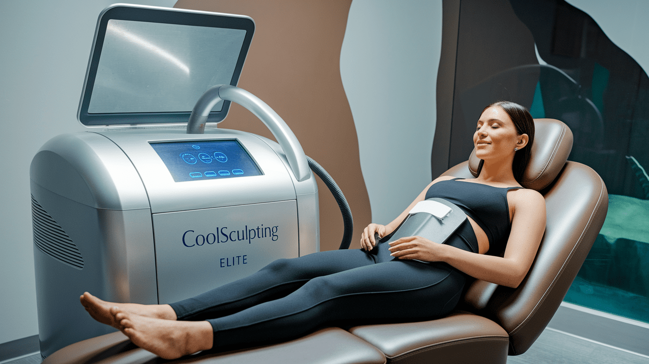 coolsculpting elite device in treatment tulsa