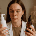 2025 08 skincareinstitute.net woman comparing skincare products v1