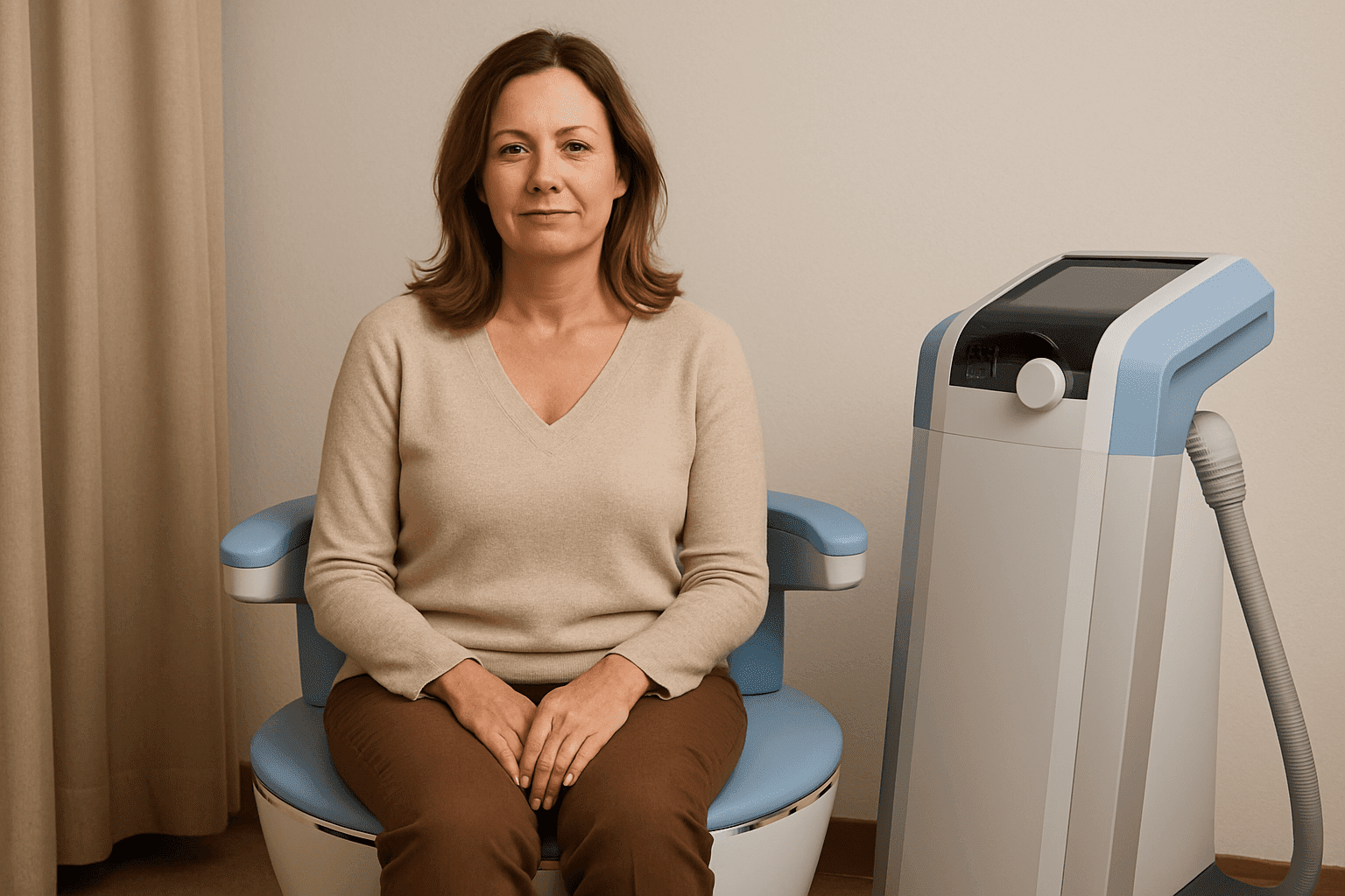 2025 08 skincareinstitute.net woman on emsella chair v1