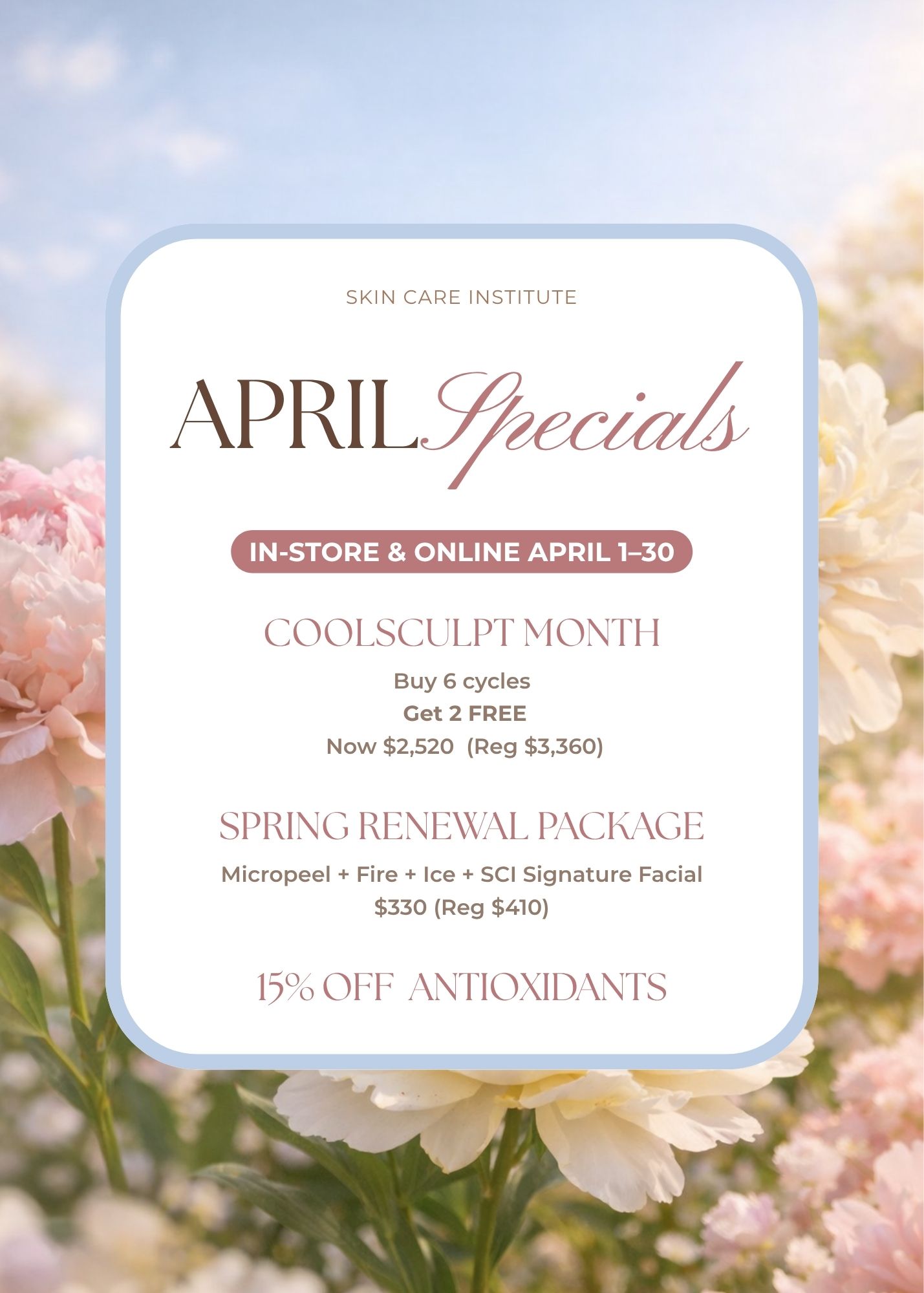sci april specials post 5 x 7 in