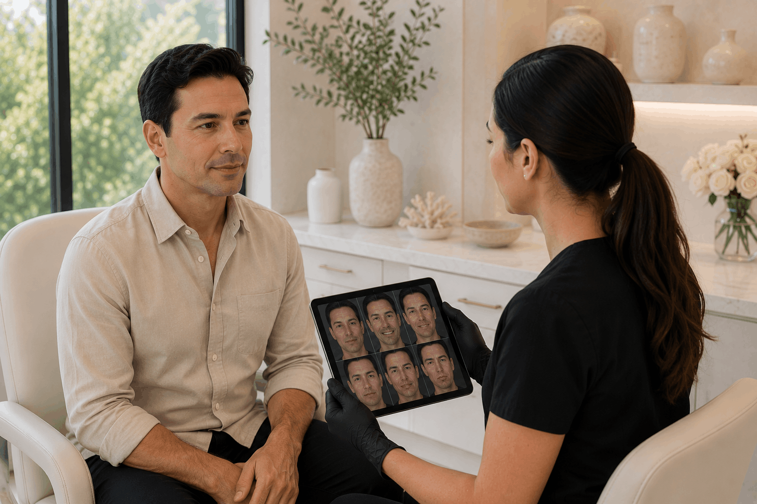 botox for men vs traditional treatments consultation