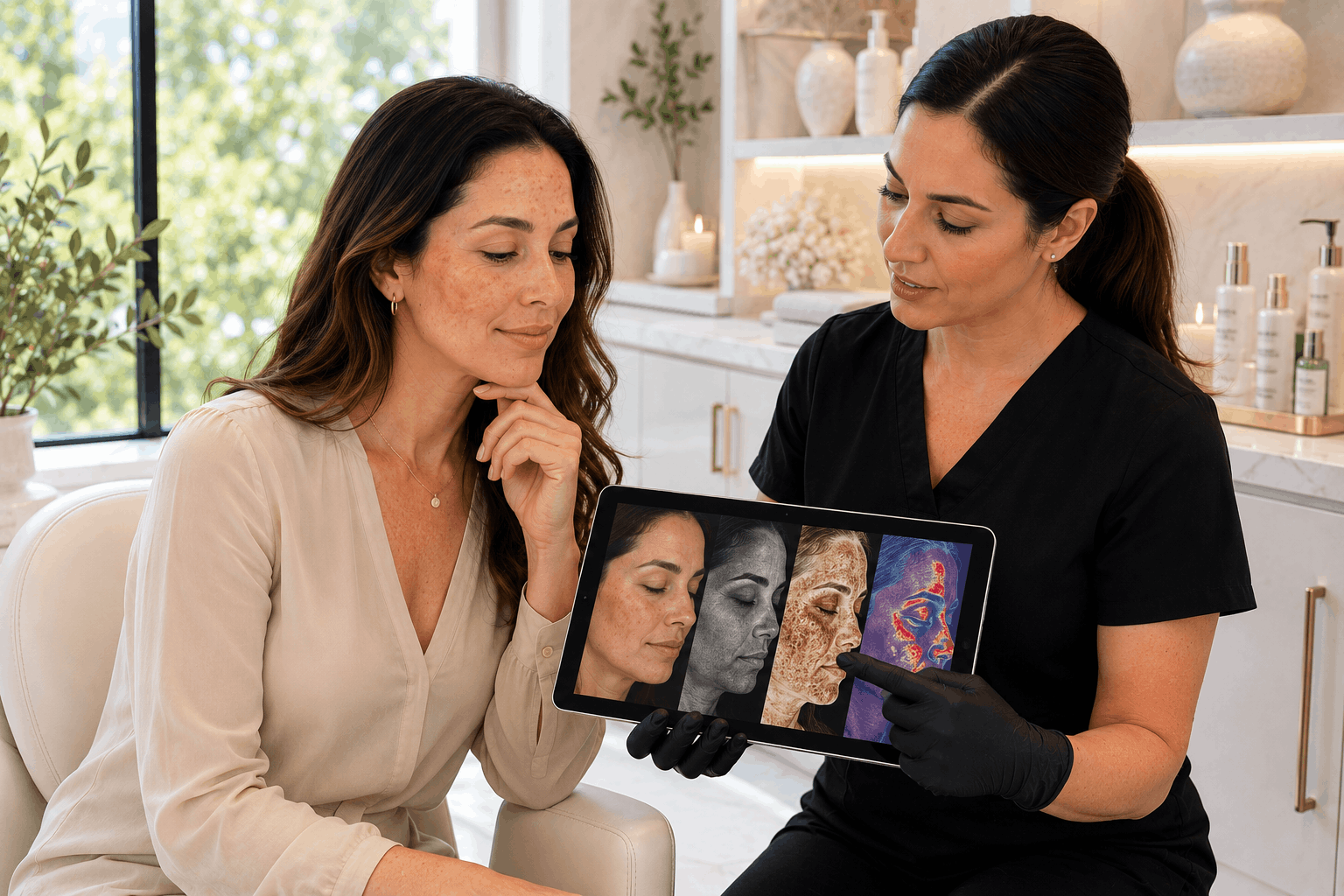 why melasma treatments fail skin analysis consultation