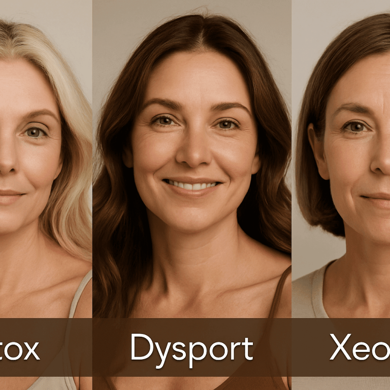 2025 07 skincareinstitutenet botox vs dysport vs xeomin patient portraits