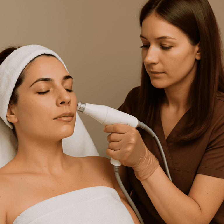 2025 07 skincareinstitutenet hydrafacial cheek skin treatment