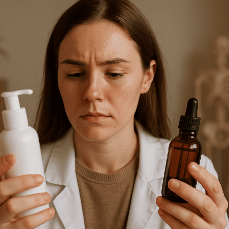 2025 08 skincareinstitute.net woman comparing skincare products v1