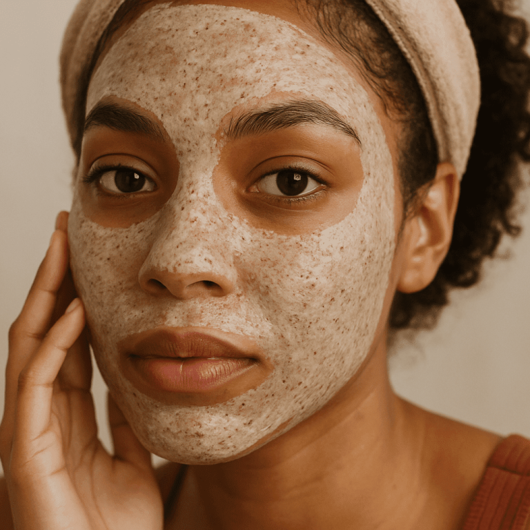 2025 08 skincareinstitute.net woman exfoliating face mask v1