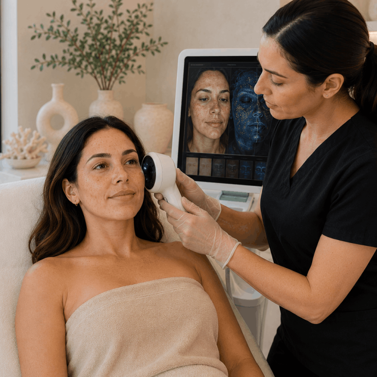 Enlarged pores treatment consultation