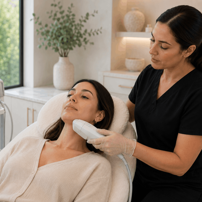 Ultherapy neck tightening without surgery treatment