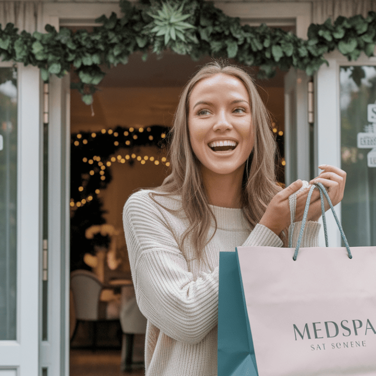 excited client medspa sale tulsa