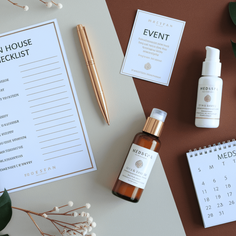 open house event checklist flatlay tulsa