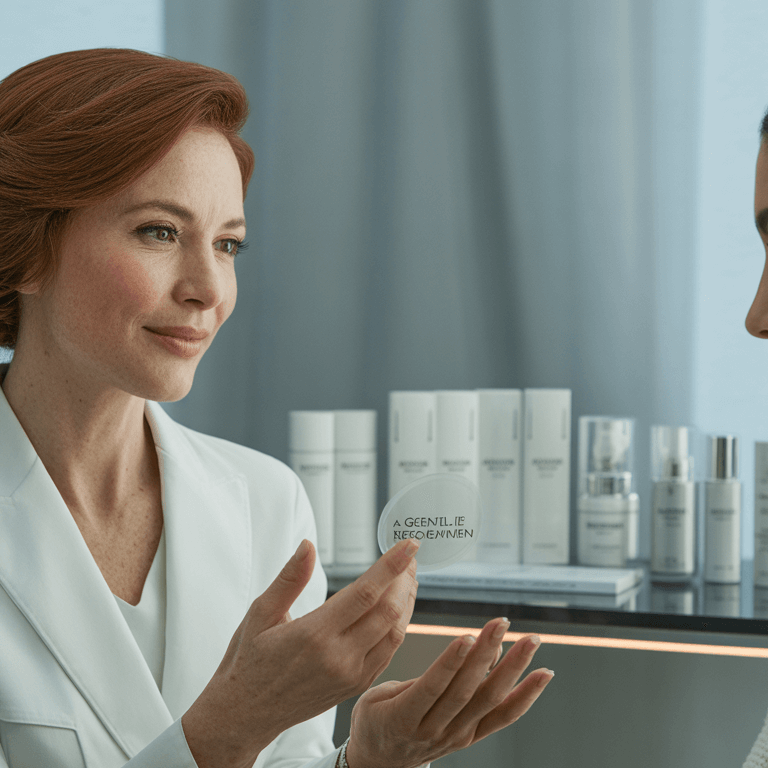 over exfoliating skin