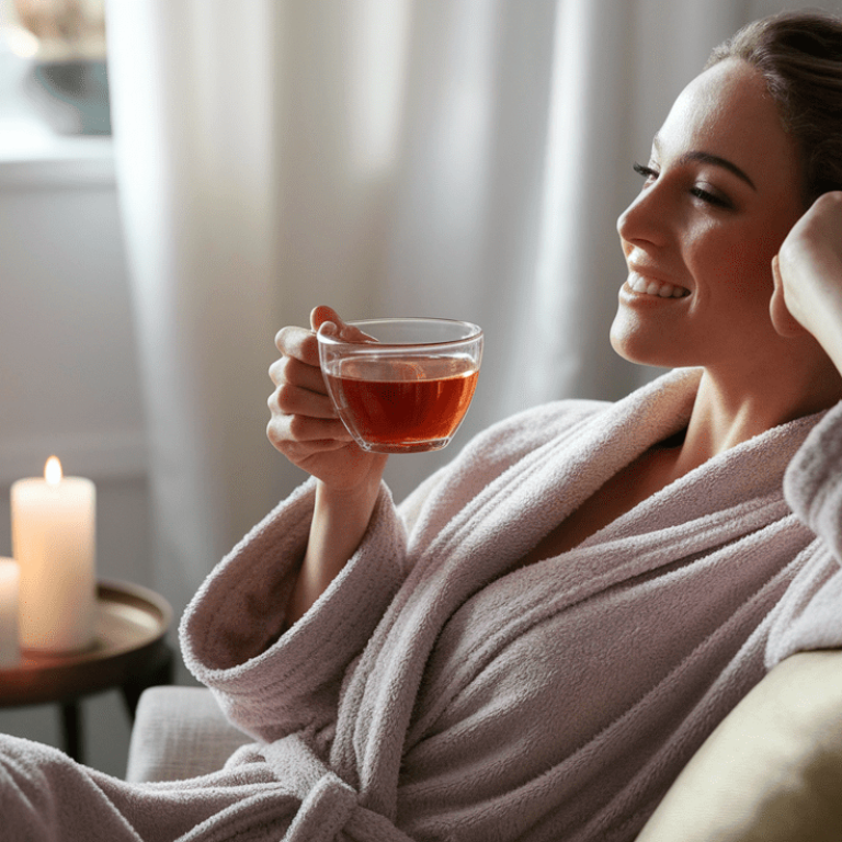 staycation beauty glow home