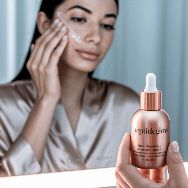 the power of peptide skincare serum application